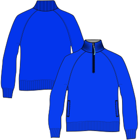 Fashion sewing patterns for UNIFORMS Sweatshirt